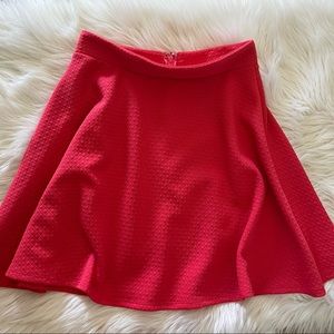 Coral Circle Skirt